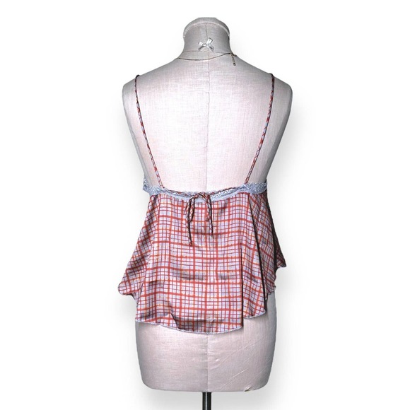 Free People Pink Plaid Camisole - Picture 4 of 10